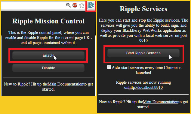 Testing your BlackBerry 10 Web app with Ripple Testing your BlackBerry 10 Web app with Ripple
