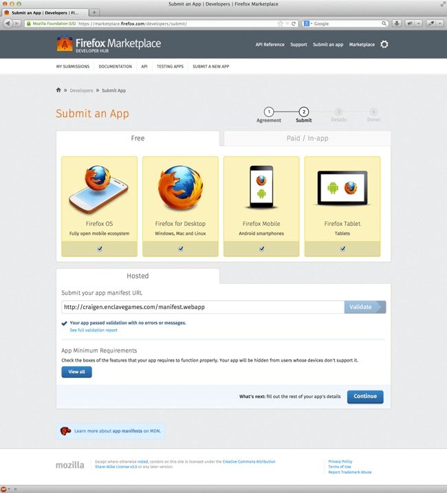 Marketplace - validate manifest file