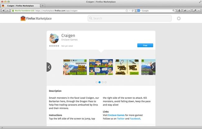 Marketplace - Craigen