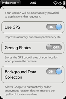 background data gather