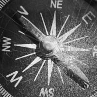Broken compass