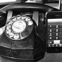 Old phone and iphone